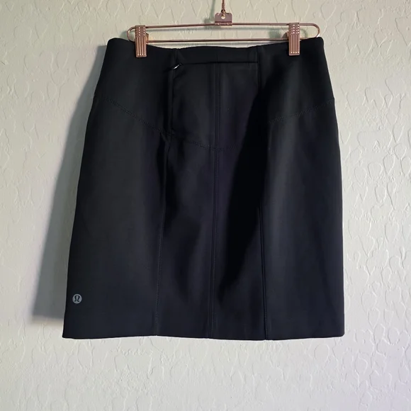 Lululemon &go Cityfarer Black Skirt Size 8 - Picture 3 of 9